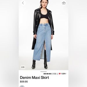 Dynamite jean skirt size large